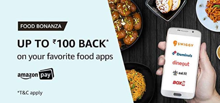 India Desire : Amazon Pay Food Offers- Get 50% Cashback Upto Rs 40 On Faasos, Freshmenu, Swiggy, Dominos & More Using Amazon Pay